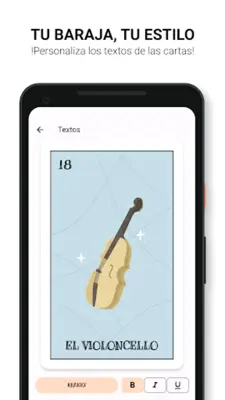 Baraja de lotería mexicana android App screenshot 2