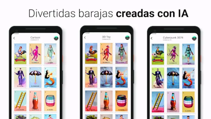 Baraja de lotería mexicana android App screenshot 3